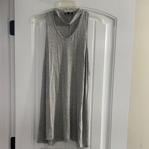 Poof! Gray Sleeveless Top